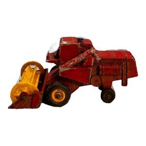 Vintage Lesney Matchbox Series #65 Claas Combine Harvester Made in England
